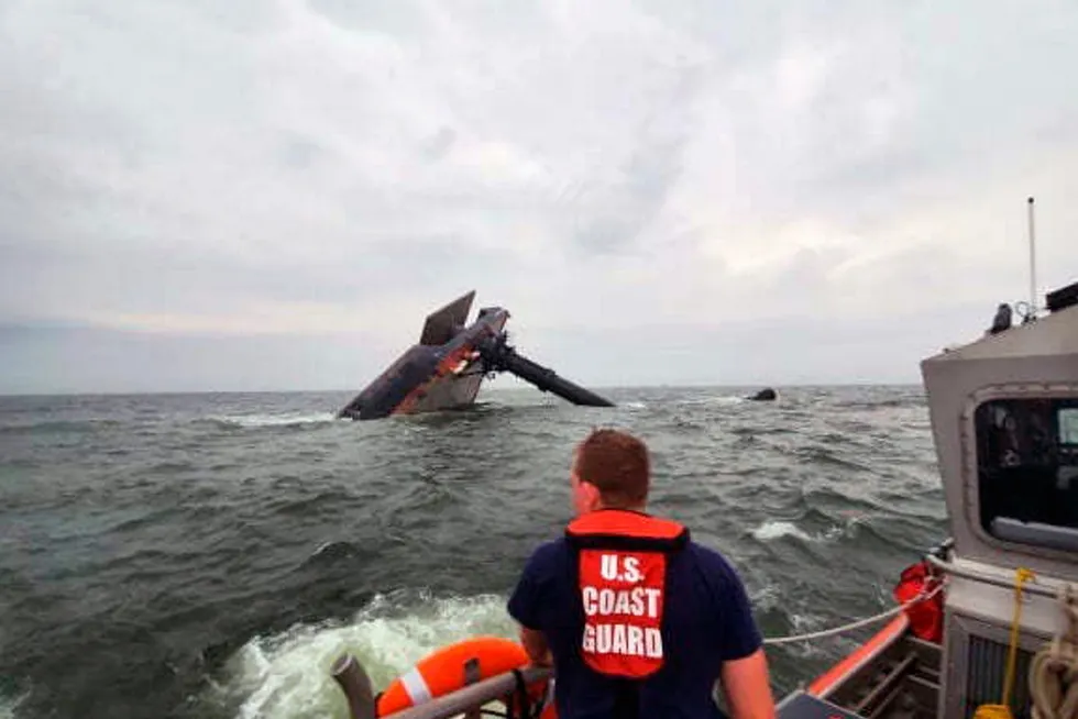 Search continues: the US Coast Guard continues to look for 12 people missing after a liftboat capsized in the US Gulf of Mexico