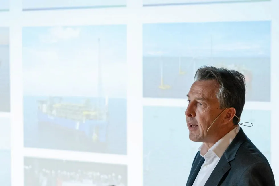 FPSO sale: BW Offshore chief executive Marco Beenen.