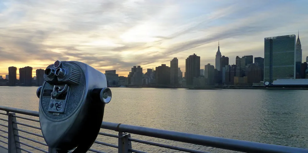 A view of New York from Long Island, which will be supplied with power by South Fork.