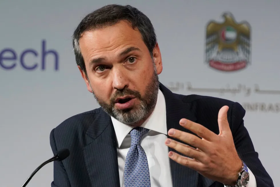 Turkey's Energy Minister Alparslan Bayraktar.