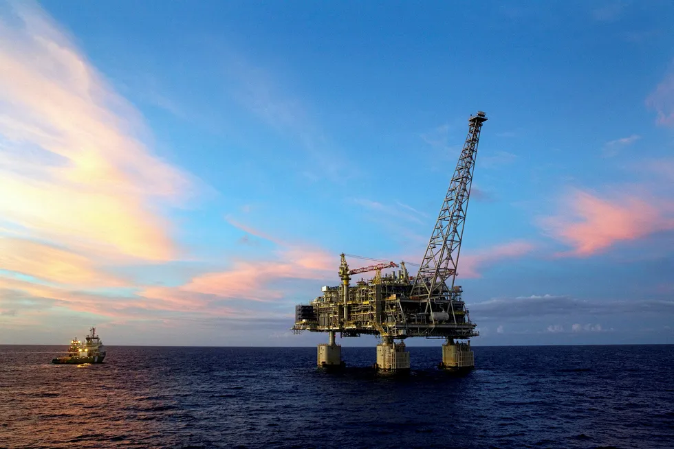 Offshore asset: the Wheatstone central processing platform off Western Australia receives gas from various fields including Julimar-Brunello
