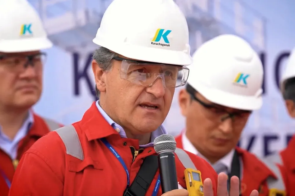 Karachaganak Petroleum Operating (KPO) executive director, Marco Marsili.