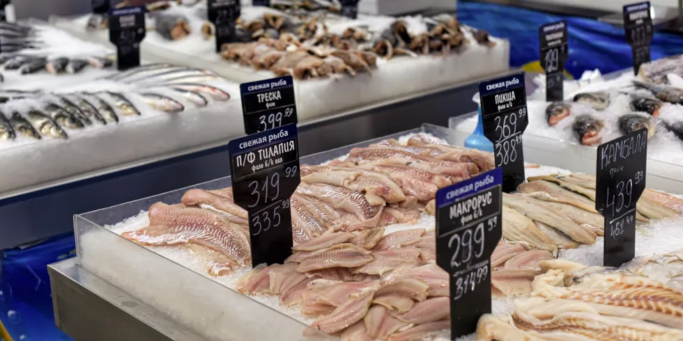 Russian officials say banning seafood imports from the Faroe Islands will have little to no impact on the Russia's domestic market.