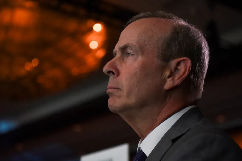 Headwinds: Chevron chief executive officer Mike Wirth.