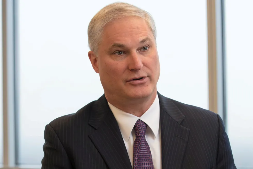 Subsea prize: Doug Pferdehirt, chief executive of TechnipFMC.