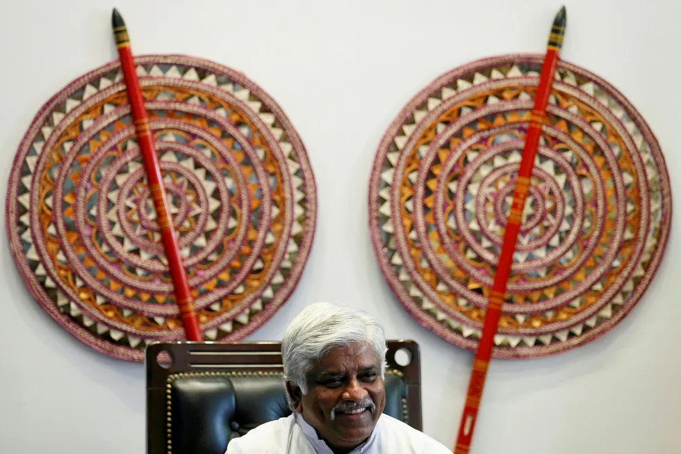 Plans: Sri Lanka's Minister of Petroleum Resources Development, Arjuna Ranatunga
