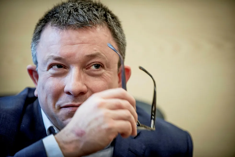 Taking a hit: Aker BP chief executive Karl Johnny Hersvik