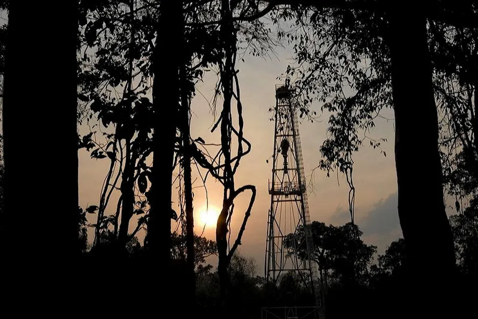 Earlier activity: the Lakkhi wellsite near Digboi, Assam