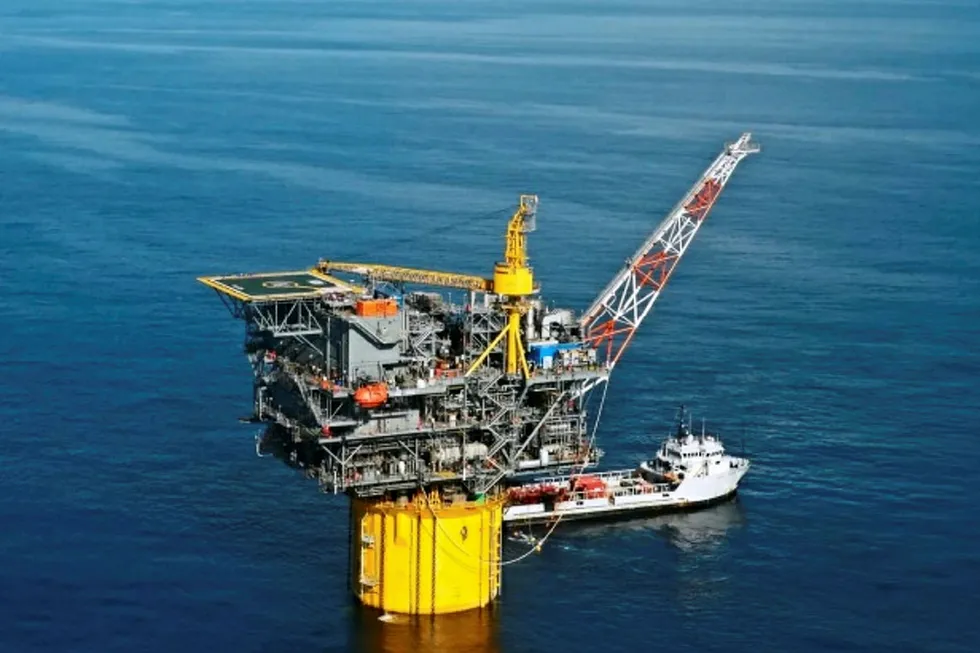 Hess: Gulfstar 1 spar at Tubular Bells field