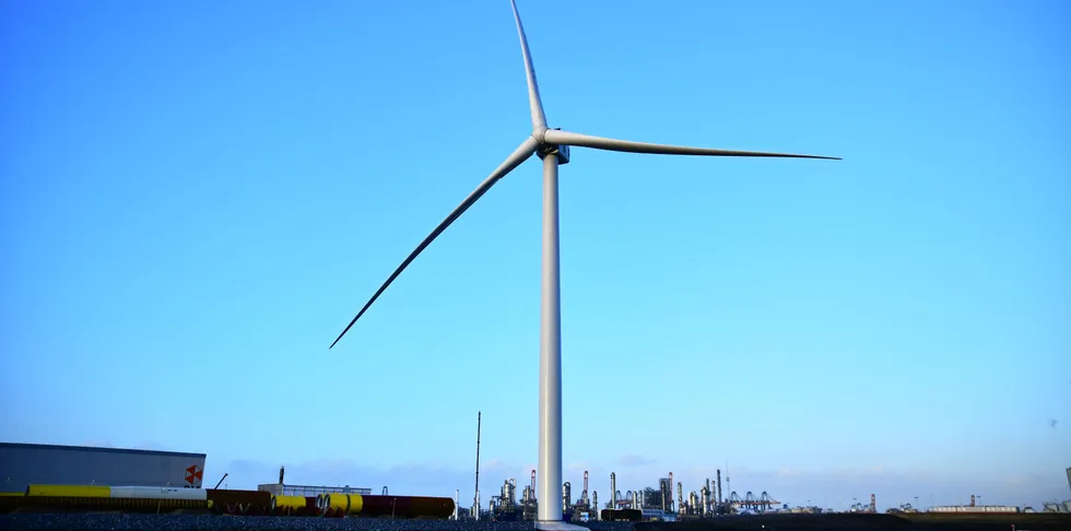 GE's 12MW Haliade-X prototype in Rotterdam, the Netherlands