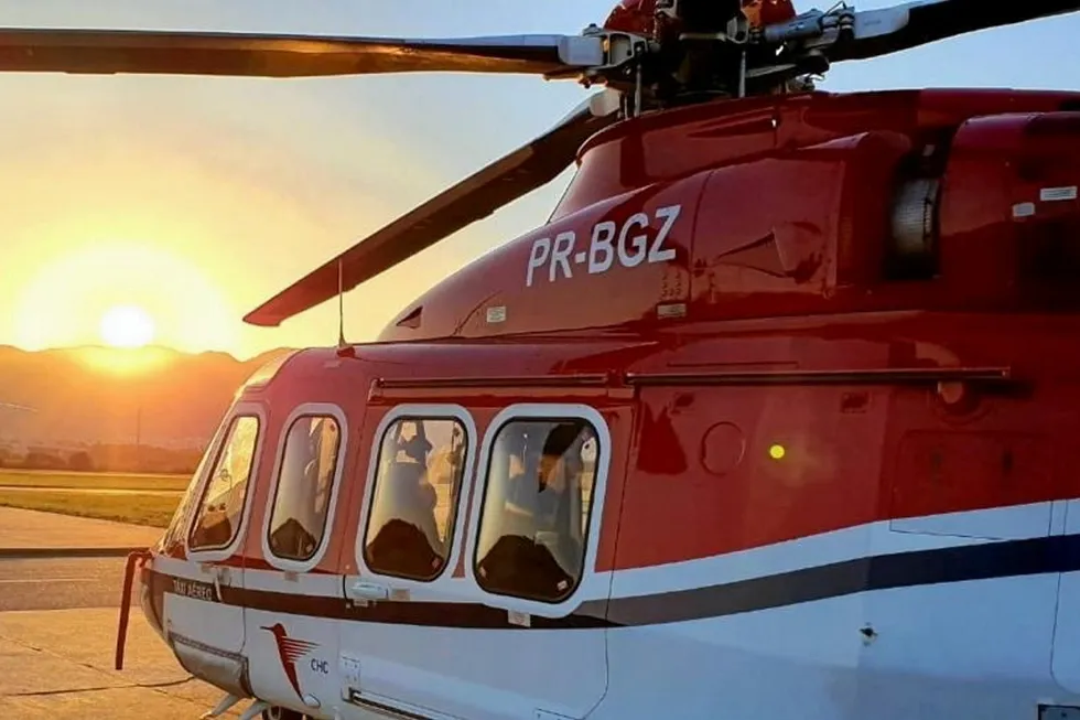 New tender: a CHC helicopter Leonardo AW139
