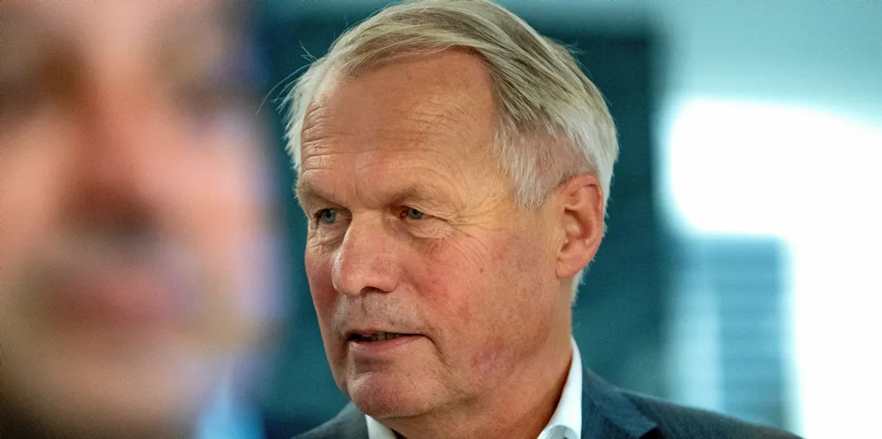 "Salmon lice are part of salmon production," said Gustav Witzoe during a seminar at Norwegian bank DNB Tuesday.