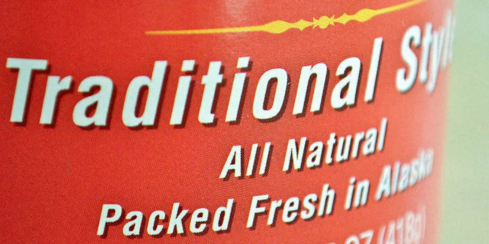 The USDA is accepting solicitations for canned salmon this month.