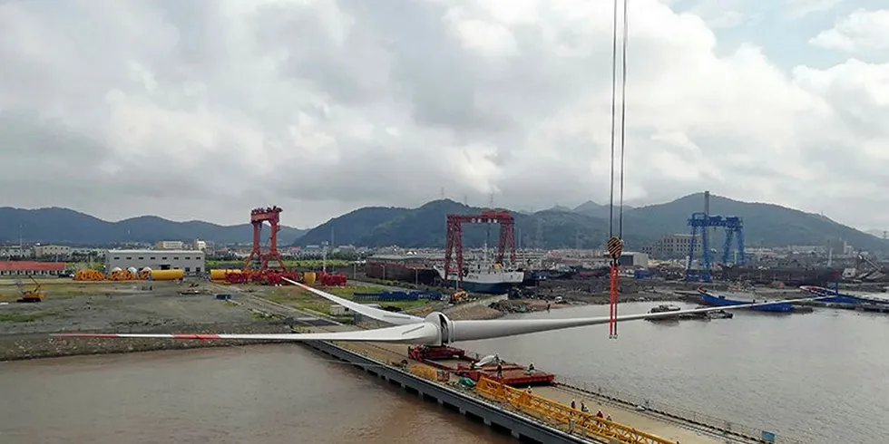 LM Wind Power's 66-metre blades.