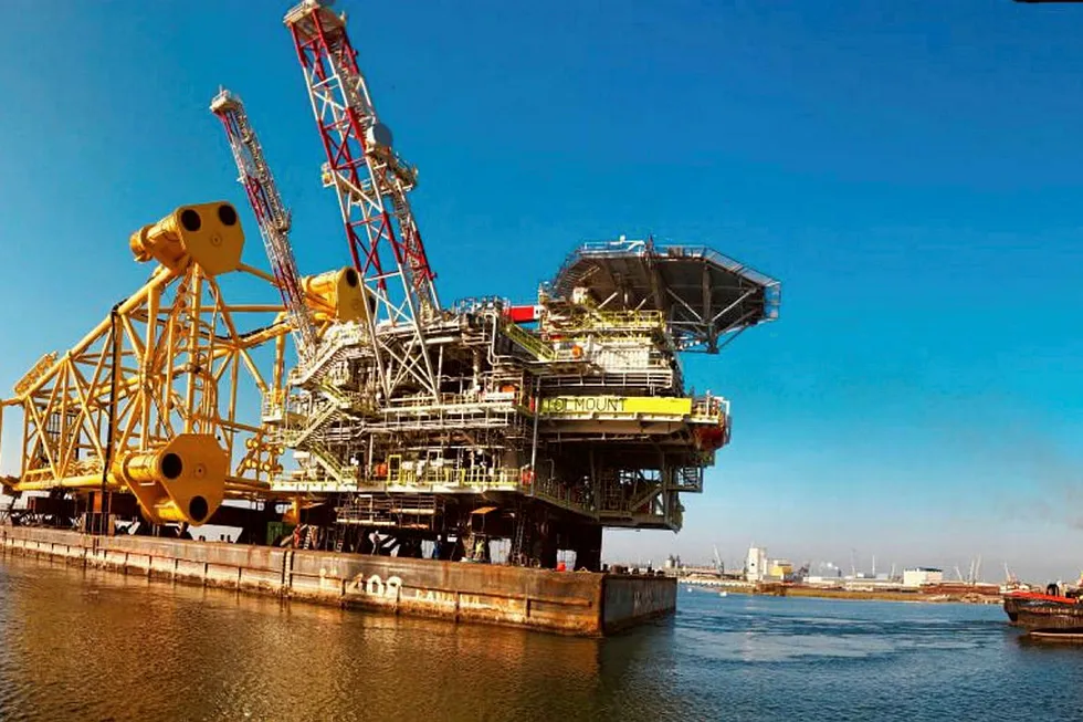 En route: jacket and topside for Premier’s Tolmount field