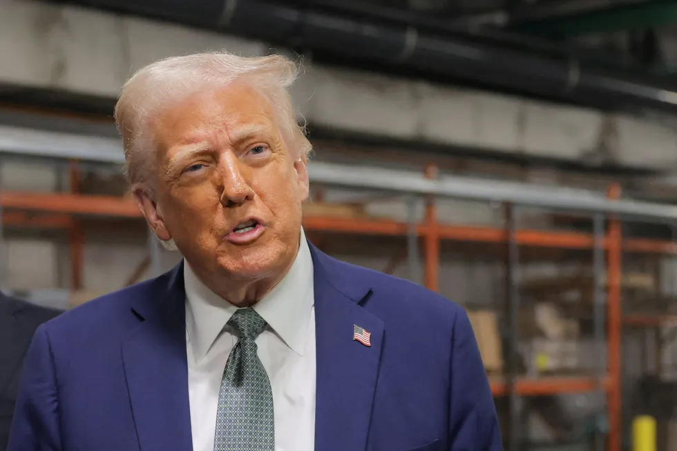 US President Donald Trump.