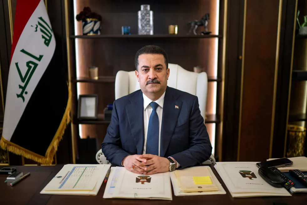 Iraq’s Prime Minister Mohammed Shia al-Sudani.
