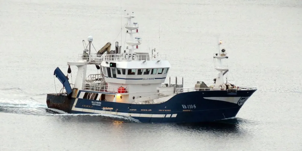 Pelagisk tråler «Sille Marie» i Tjeldsundet for et par år siden. Foto: Jon Eirik Olsen