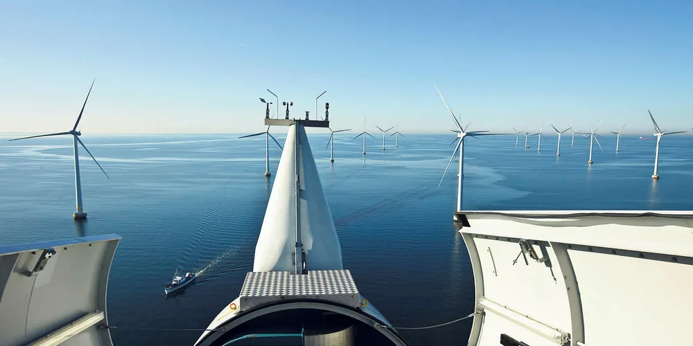 Vattenfall's Lillgrund offshore wind array near the Swedish city of Malmo. Picture: Vattenfall