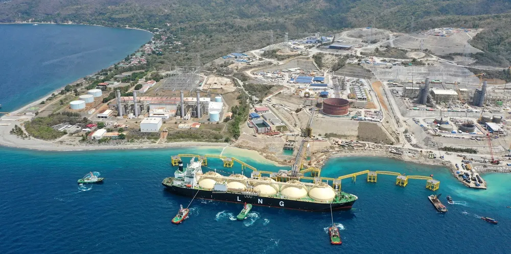 AG&P LNG is to supply the FSRU for an LNG import terminal in Australia. Pictured is AG&P's Philippines LNG (PHLNG) Import Terminal at Batangas Bay.