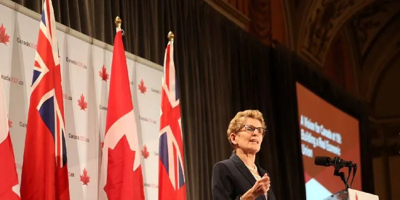 Ontario Premier Kathleen Wynne