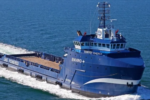Shell puts LNG-fueled OSV to work