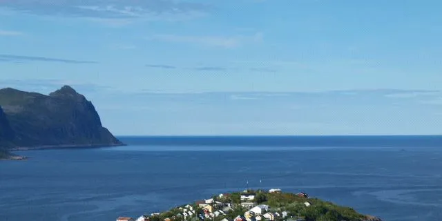 Husøy i Lenvik kommune i Troms.