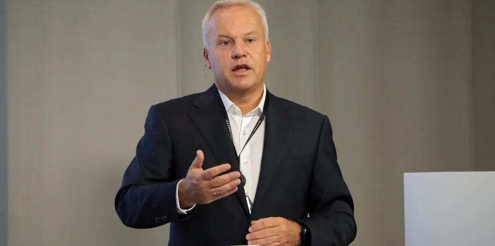 Equinor-sjef Anders Opedal har et stykke igjen til han er blant fornybargigantene i Norge. Selskapet løfter frem dansk solselskap som viktigste fornybartiltak i årets første kvartal.
