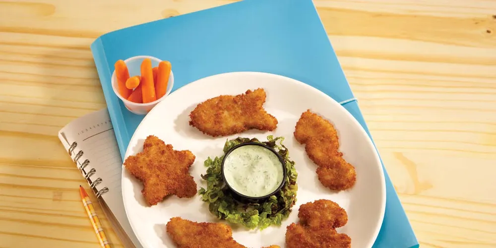 High Liner designed these shaped pollock nuggets for elementary school age kids.