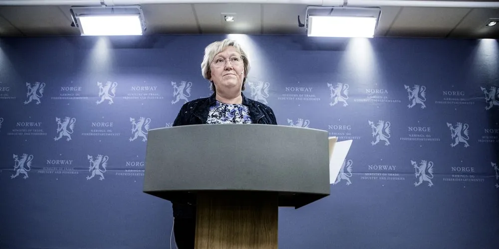 Fiskeriminister Elisabeth Aspaker (H). Foto: Fredrik Bjerknes, DN