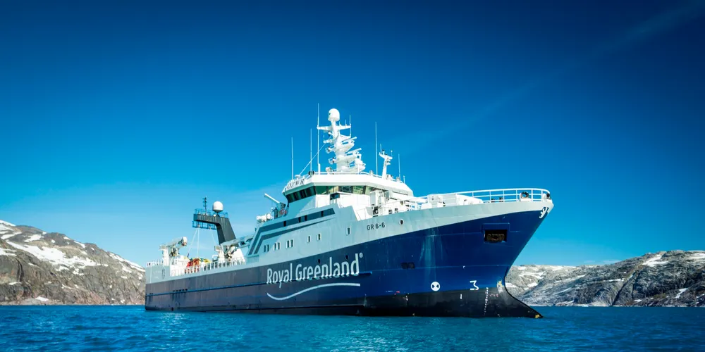 One of Royal Greenland's factory trawlers.