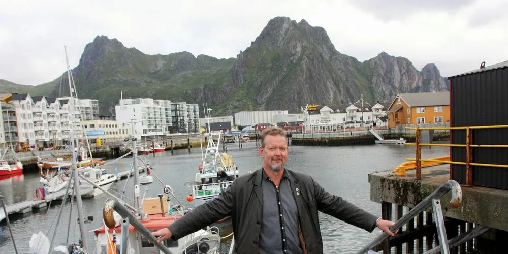 Per Roger Vikten på kaia i SvolværFoto: Terje Jensen