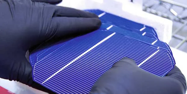 The record was set using standard wafers