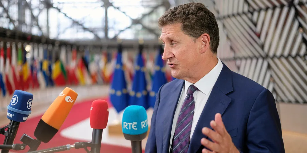 Irish Minister for the Environment, Climate and Communications Eamon Ryan.