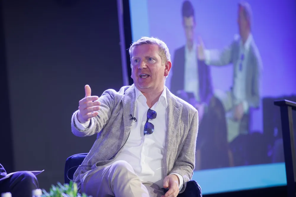 GB Energy's newly appointed permanent chief executive Dan McGrail speaking at the recent Global Offshore Wind summit in London.