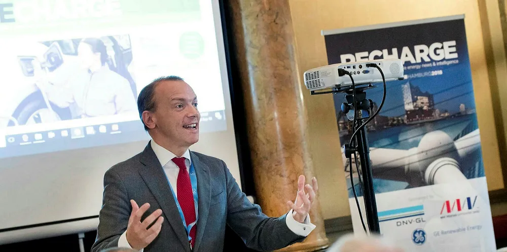 WindEurope CEO Giles Dickson at Recharge's Thought Leaders Summit.