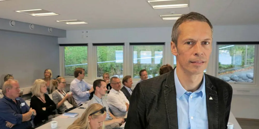 AVVISER: Geir Huse, forskningsdirektør ved HI, avviser at instituttet manipulerer data, slik Jan Andreas Johansen hevder i et leserinnlegg.Foto: Nils Torsvik