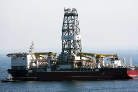 On the move: the drillship Deepsea Metro-1 has moved to Block 4 to spud the next well in BG's drilling campaign off Tanzania