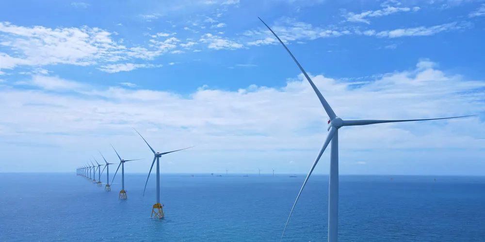 Orsted's Changhua wind farm in Taiwan