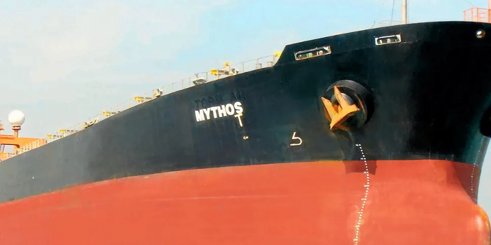 Reducing exposure: The reportedly sold 21-year-old Mythos was Target Marine’s oldest vessel