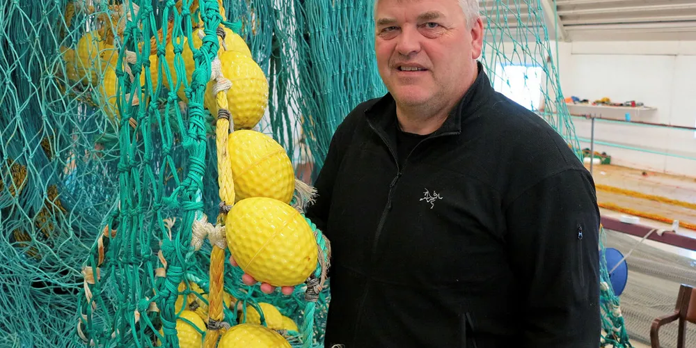 POPULÆR: Kenneth Lyster som er daglig leder for Selstad sin avdeling i Svolvær sier den nye 540-snurrevaden er etterspurt av fiskerne.