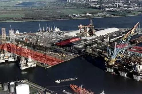 Hull job: Keppel Verolme's yard in Rotterdam