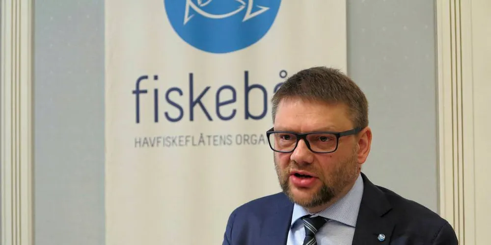– Blir det for enkelt å si at fisken tilhører fellesskapet? spurte Fiskebåt-leder Jonny Berfjord i sin åpningstale og stilte flere spørsmål for senere debatt. Arkivfoto: Nils Torsvik