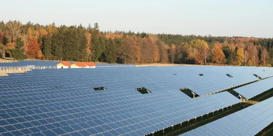 A PV plant in Germany