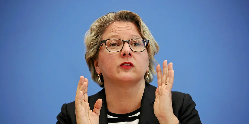 German Environment Minister Svenja Schulze.