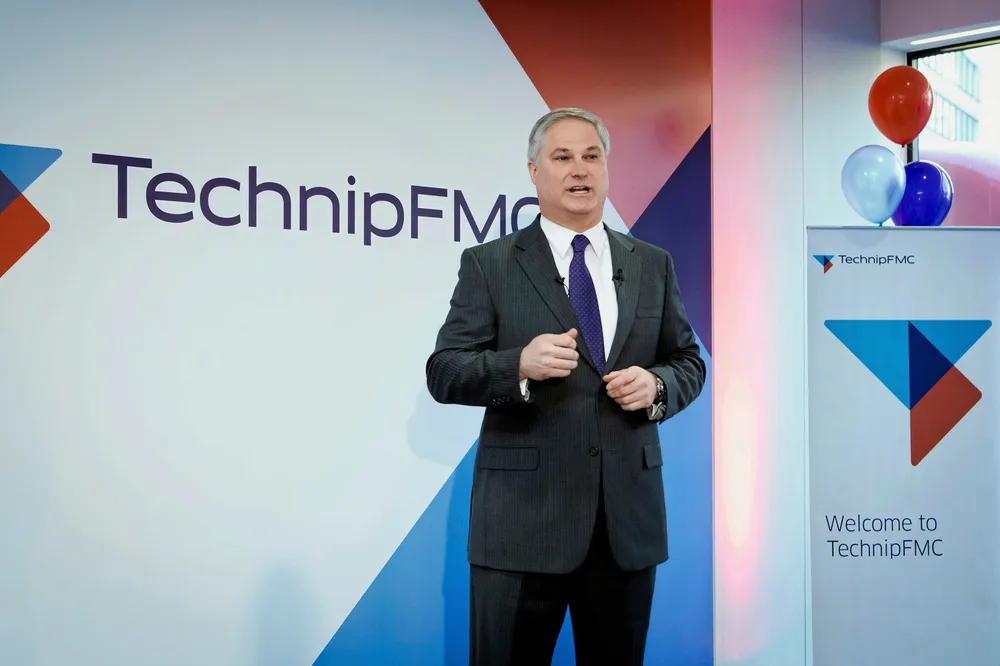 Subsea successes: TechnipFMC chief executive Doug Pferdehirt.