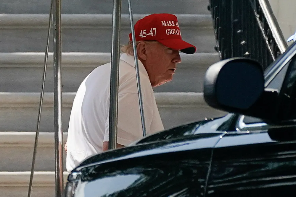 President Donald Trump. Her fotografert i juni.