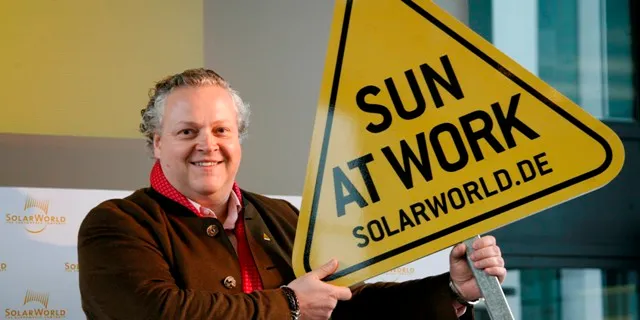 Frank Asbeck, chief executive of SolarWorld