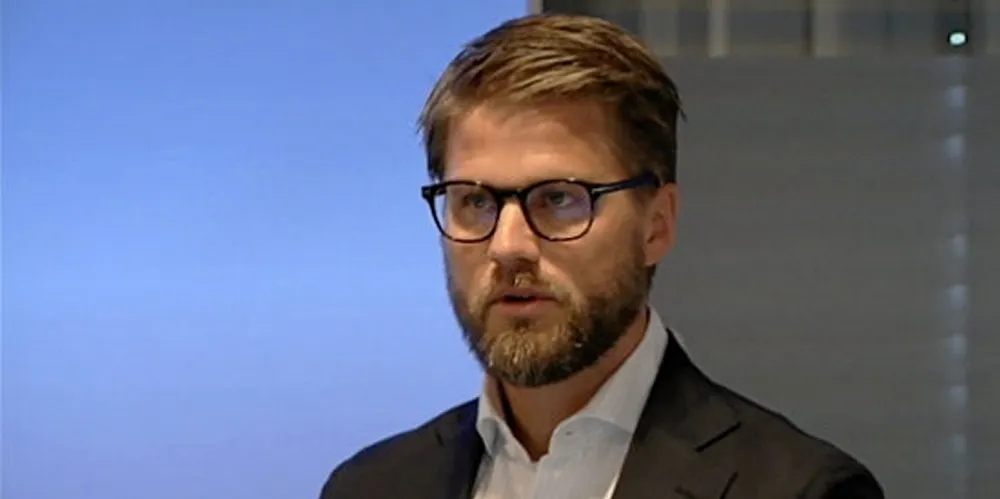 Christian Bekken, her fra en tidligere kvartalspresentasjon for Bewi.