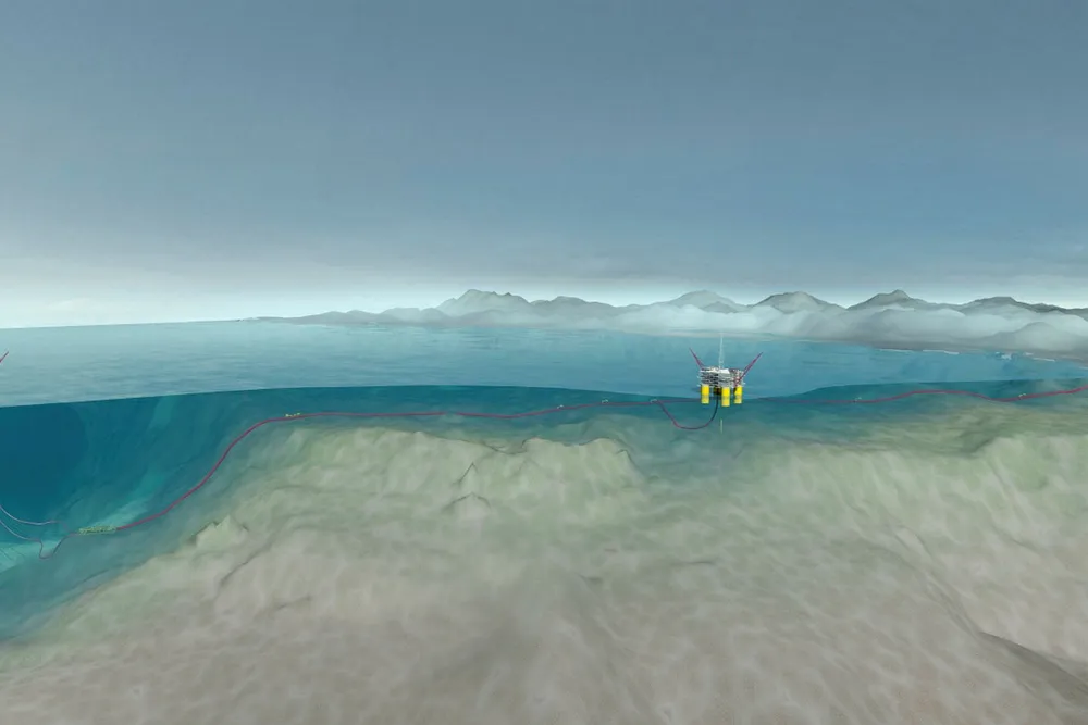 Under-budget: Polarled gas pipeline from Aasta Hansteen